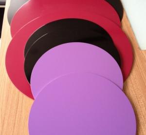 Quality Color Coated Round Aluminum Plate No Oxidation Cold Rolling Process Treatment for sale