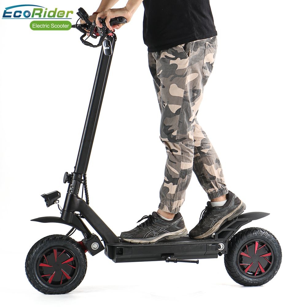Quality Drop Shipping Eu/Usa EcoRider E4-9 Adult Foldable Off Road 2000W Dual Motor Electric Kick Scooter for sale