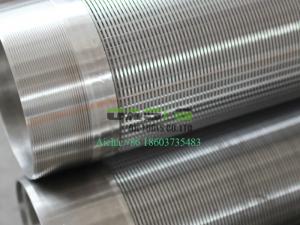 Quality 8 inch AISI 304/304L/316L water well wedge wire cylindrical screens for sale