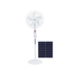 Quality Rechargeable 25W Solar Powered Outdoor Fan 18650 Lithium Battery 3 Wind Gears With Panel for sale