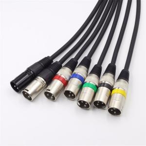 Quality OEM 5 Pin or 3 Pin XLR DMX Cable Male to Female for Stage Lighting for sale