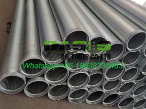 Quality OD 177.8 stainless steel drilling well water well sand sieve screens pipes for sale