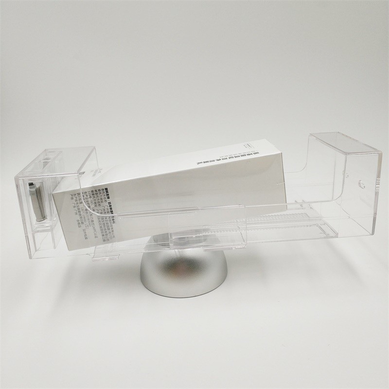 Quality Retractable EAS Acrylic Clear Hard Toothpaste Safer Box Keeper for sale