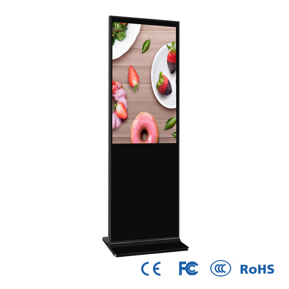 Quality Capacitive 43'' LCD Touch Screen , ELED Backlight Android Advertising Display for sale
