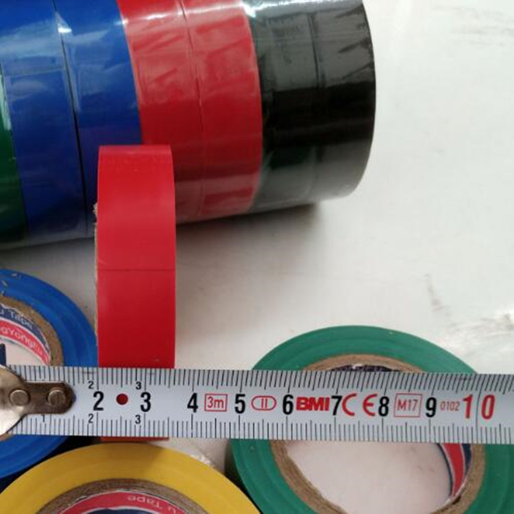 Quality 0.13mm *19mm*7m China factory pvc Insulation tape Pvc Electrical Tape for sale