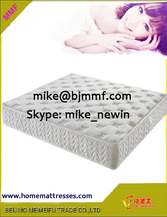 Quality queen size double bonnell spring mattress firm online for sale