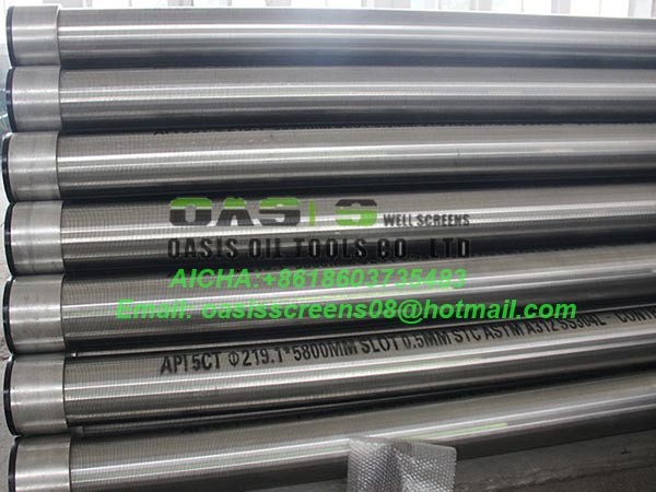 Quality All-Welded Stainless Steel 304 Wire Wrapped Wedge Wire Screens for sale
