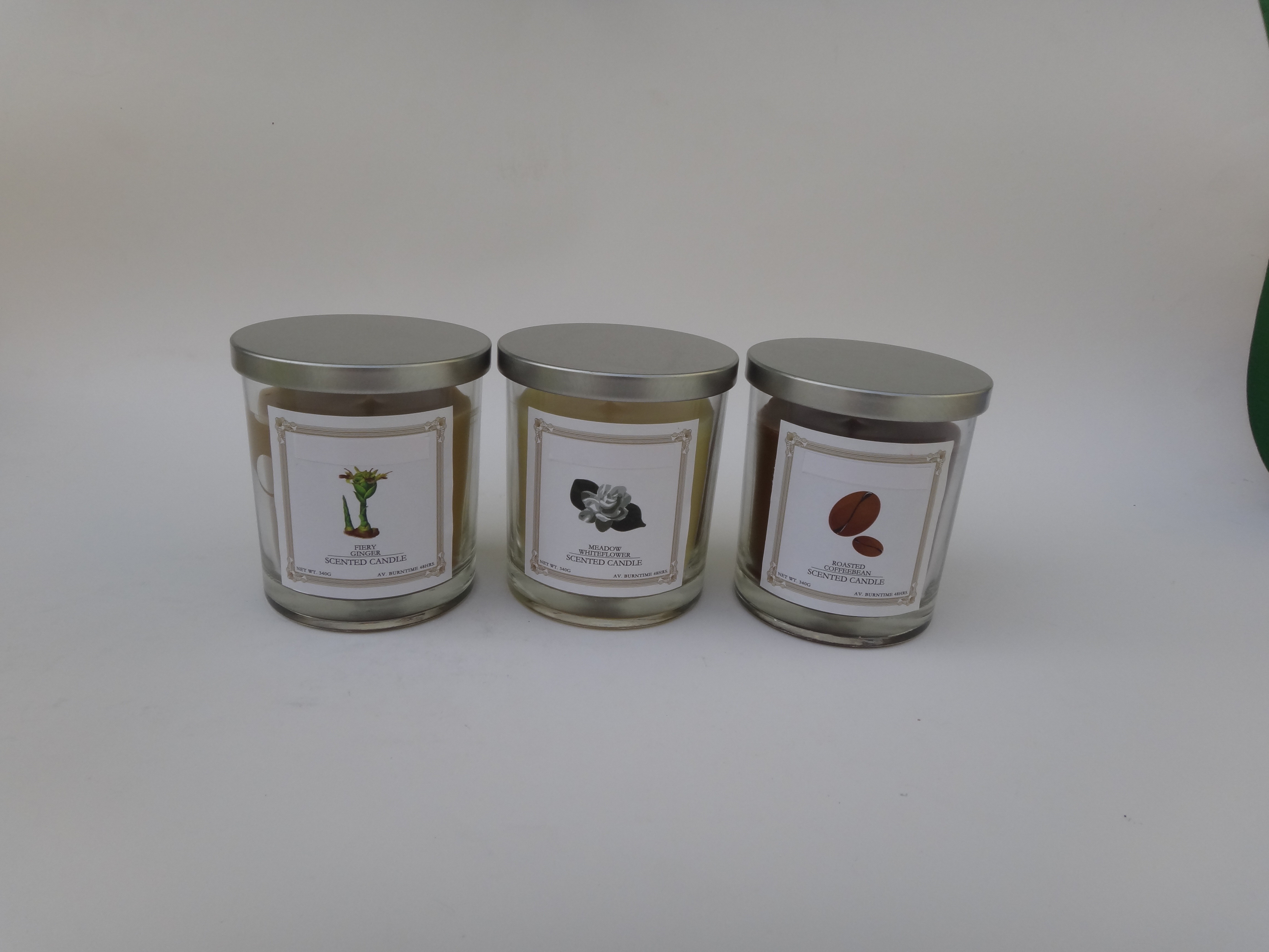 Quality Scented jar candle with lid for sale