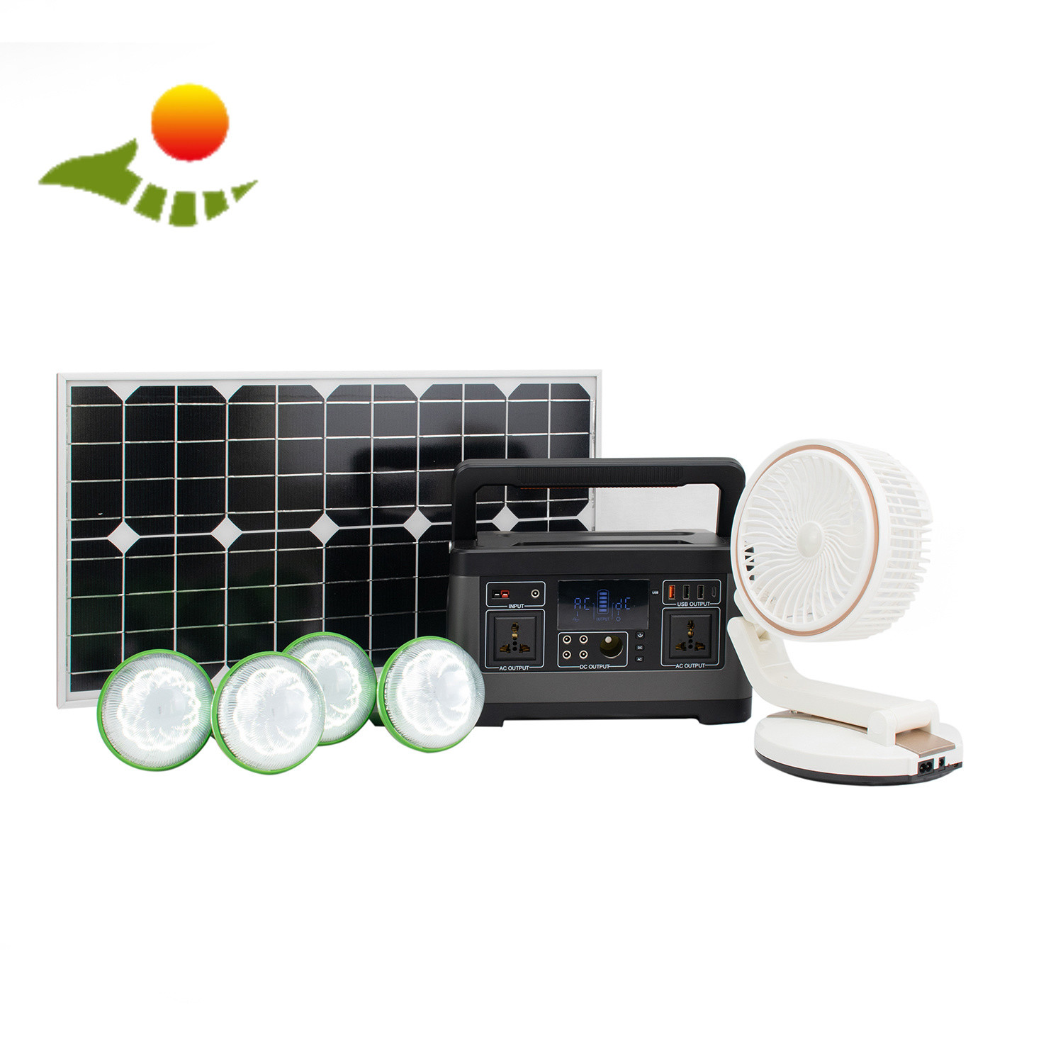 Quality 500W Home Solar Power Generator System Output 110V Flame Retardant for sale