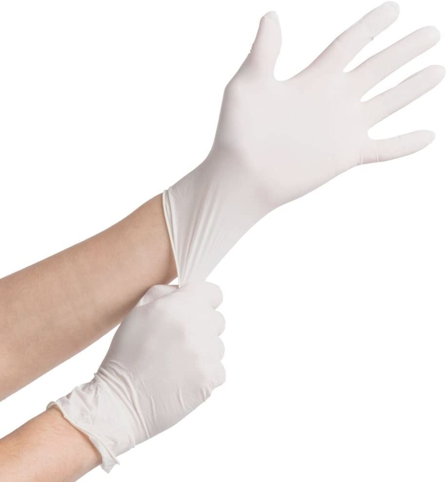 Quality Non Sterile Disposable Latex Powder Free Disposable Gloves AQL1.5 AQL2.5 for sale