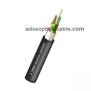 Quality Outdoor Non Metallic Fiber Optic Cable / OM2 OM3 Non Armoured Cable GYFTY for sale