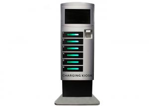 Quality RK3288 CPU LCD Digital Signage 48 Slots Public Phone Charging Stations for sale