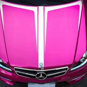 Quality Air Release Glossy Mirror Chrome Vinyl Wrap Slidable Rose Red Car Wrap Film for sale