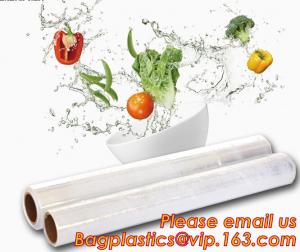Quality Stretch And Fresh Re-usable Food Wraps Silicone Plastic Stretch Cling Film, Food grade LDPE cling film,LDPE stretch film for sale