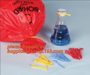 Quality Medical Biohazard Bag, disposable biohazard garbage bags, medical waste biohazard plastic trash bag, bagplastics, bageas for sale