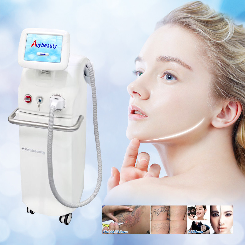 Quality 532nm Portable Active Q Switched Nd Yag Laser Pigmentation Spot Remover Machine for sale