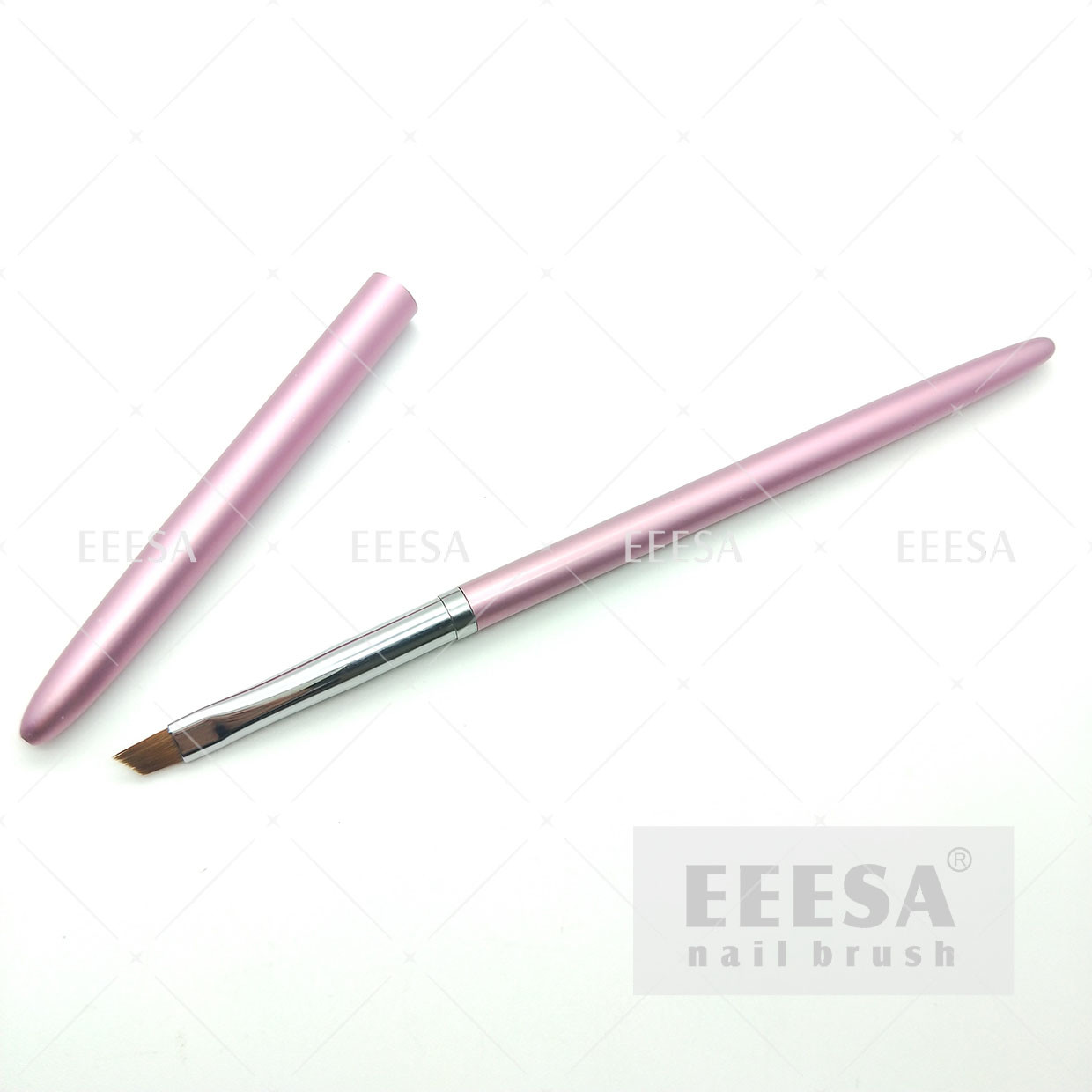 Quality Pink Metal Handle Synthetic Gel Brush Rust Resistant  No Deformation for sale