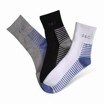 Quality Men's Sports Socks, Available in Various Colors and Sizes for sale