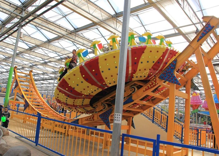 Quality Frp Material Amusement Park Machines , Thrilling Flying Ufo Disko Rides for sale
