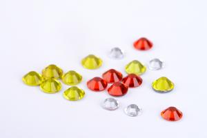 Quality Octagon Faceted Rhinestones Aluminum Materail Good Stickness Wear Resistant for sale