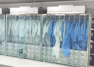 Quality SUS Clean Room Equipments Garment Cabinet / Laminar Flow Dress Cabinet for sale