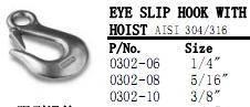 Quality Eye Slip Hook with Hoist for sale