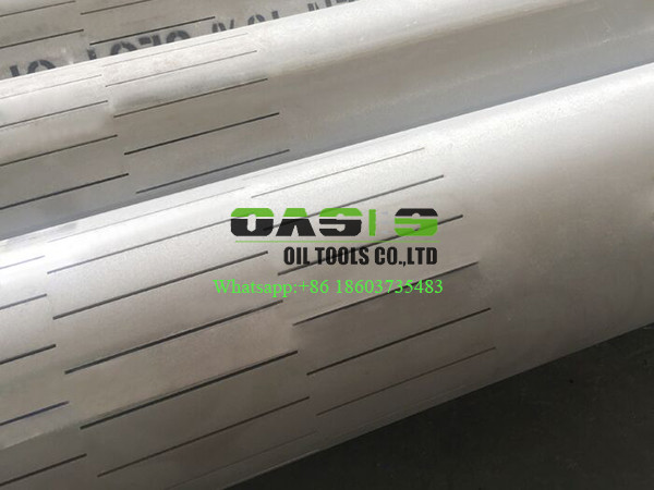 Quality 9 5/8inch stainless steel laser cut slotted liner and slot casing pipe for oil well drilling for sale