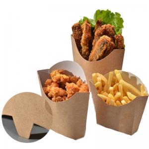 Quality 300gsm Anti Oil Greaseproof Fried Chicken Paper Box For Popcorn for sale
