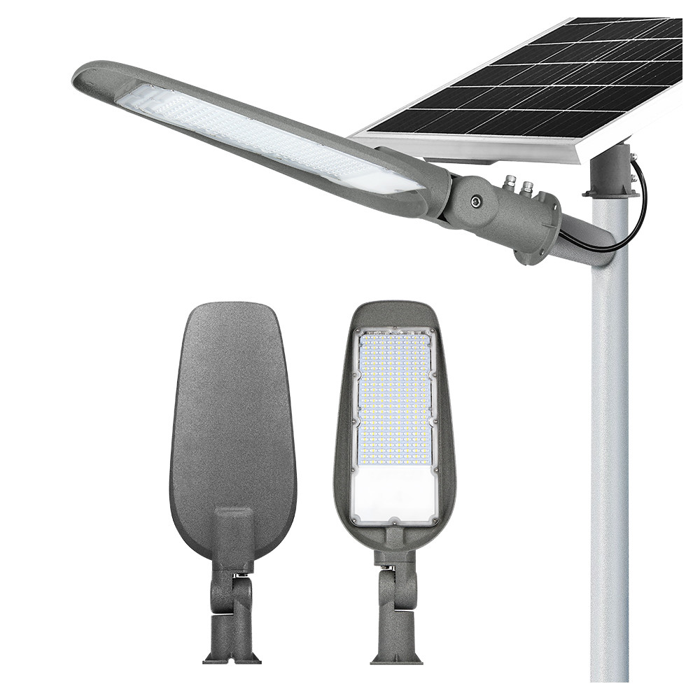 Quality Lithium Battery Outside Automatic Solar Street Light 200W Project Installation for sale