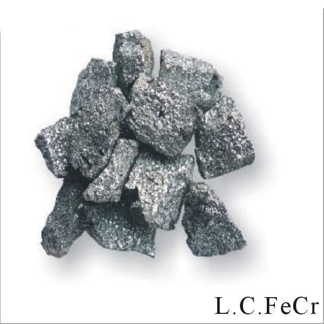 Quality Ferrochrome Low Carbon Ferro Chrome LC FeCr Cr60 Steelmaking Materials 10-120mm for sale