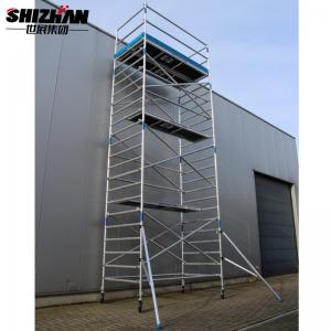 Quality Aluminium 10m Double Height Cantilever Scaffold Tower for sale