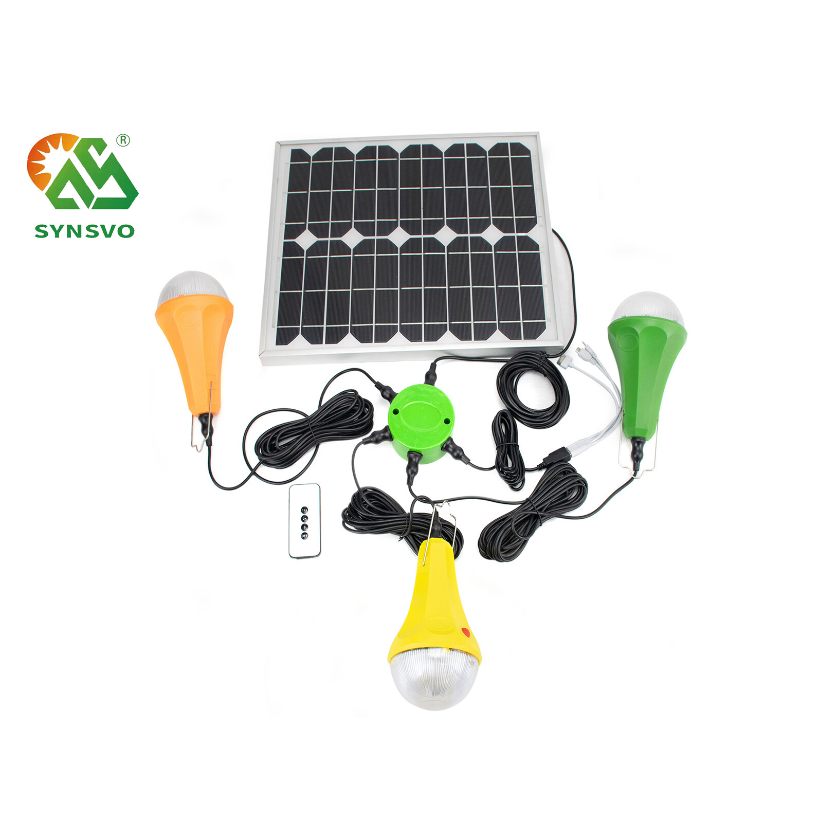Quality Long-Lasting Solar Emergency Light Kits 3pcs*3W For Illuminating Gardens for sale