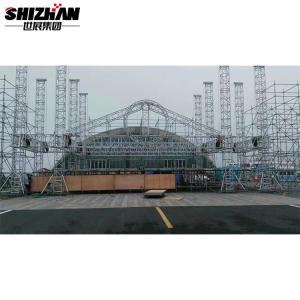 Quality TUV Stage Decoration Circles Curved Aluminum Triangle Lighting Truss for sale