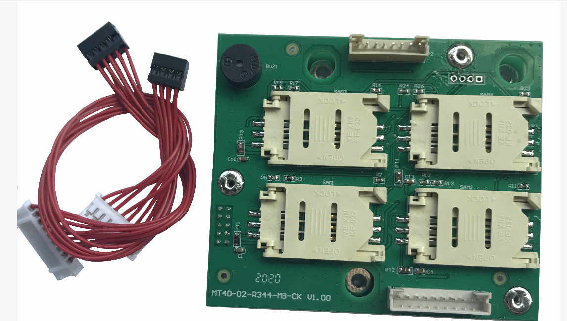 Quality Long range RFID Reader Module , RFID Card Reader Arduino 4 SAM Slots for sale