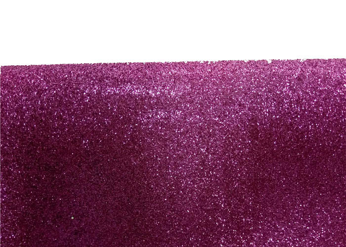 Quality Wall Paper Sparkle Glitter Fabric , Diy Decoration PVC Glitter Fabric for sale