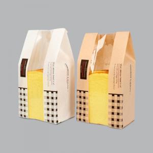 Quality FSC French Caterpillar Bakery Paper Bag 50gsm-140gsm Recyclable Bread Baguette Bag for sale