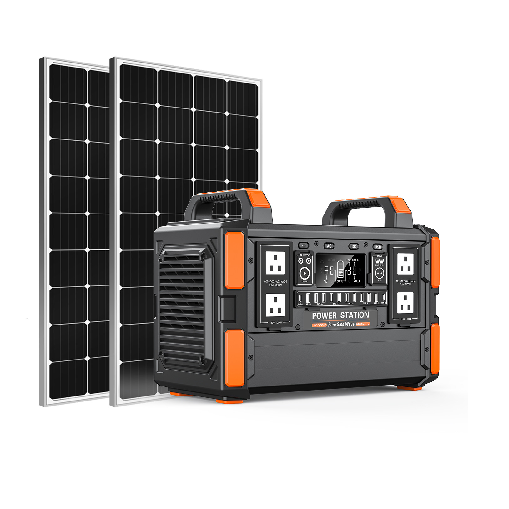 Quality 1000W OUTDOOR ENERGY STORAGE SUPPLY CAR EMERGENCY TRAVEL SOLAR POWER STATION for sale