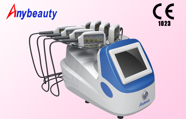 Quality 8 Treatment Heads Diode Lipo Laser Slimming Machine Color Touch Screen 1 - 30Hz for sale