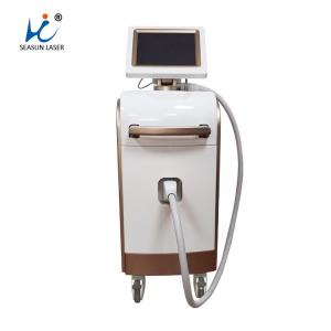 Quality Vetical Laser Hair Equipment , Golden Micro Channel Laser Removal Machine for sale