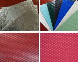 Quality Polished Stucco Embossed Aluminum Sheet Polyester Painting Color Coated for sale