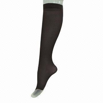 Quality Ladies Knee High Socks, Made of 100% Nylon for sale