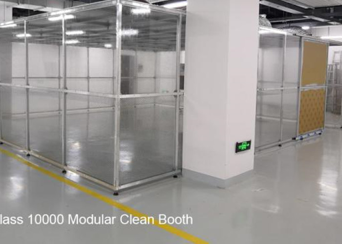 Quality Pharmaceutical Softwall Clean Booth FFU Clean Room Equipment Aluminum Structure Frame for sale