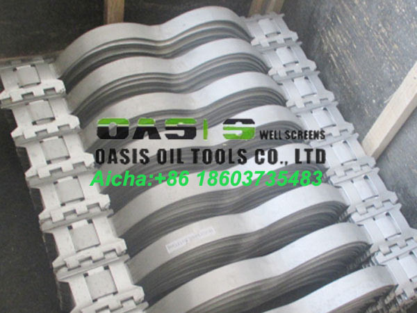Quality API 10D oil and gas welded stainless steel 304,304L spring centralizers for sale