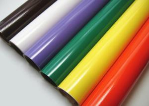 Quality Glossy Color Cutting 0.1mm Calendered Vinyl Film self adhesive pVC film for sale