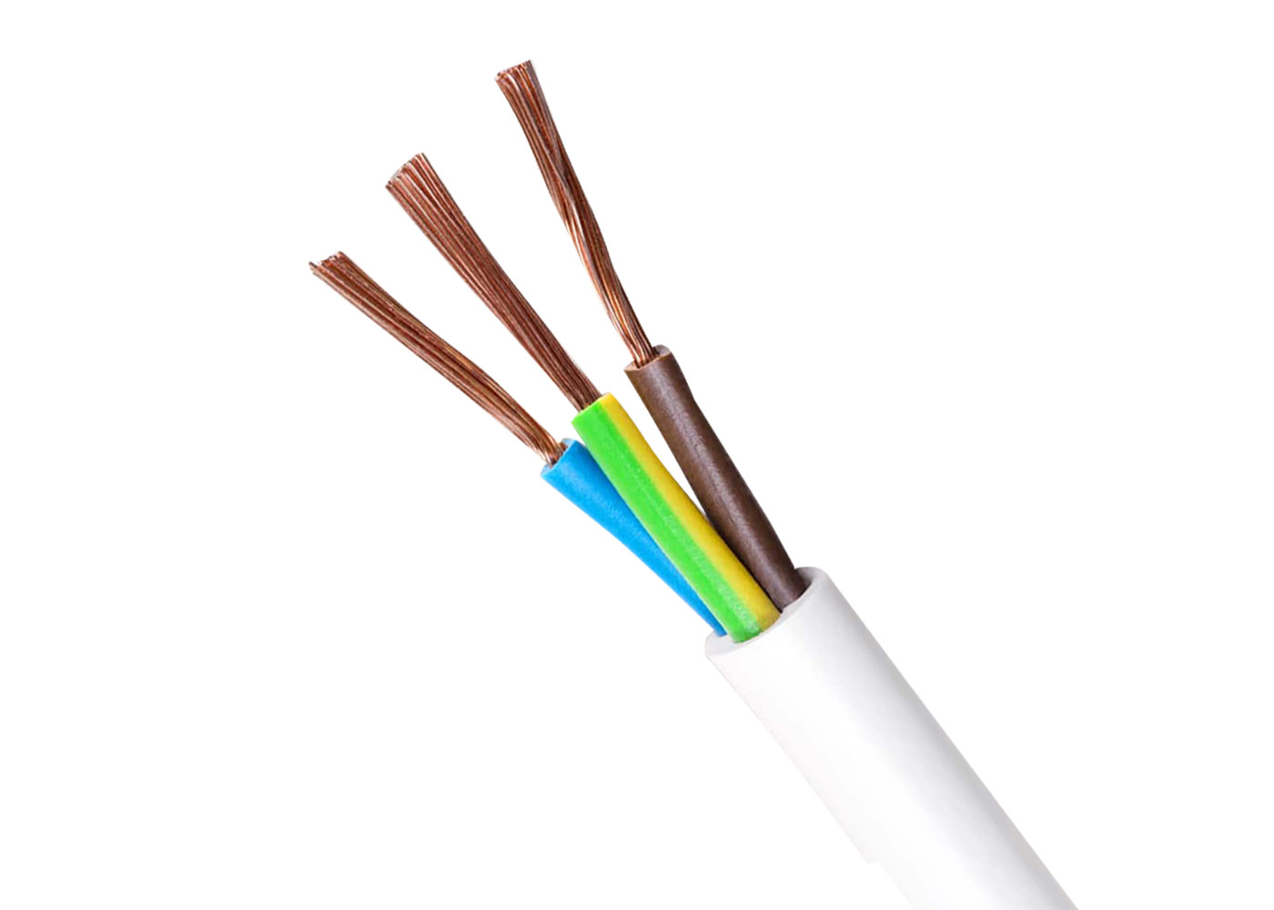 Quality BVV 7 Stranded Copper Double PVC Jacket Electrical Cable Wire for sale