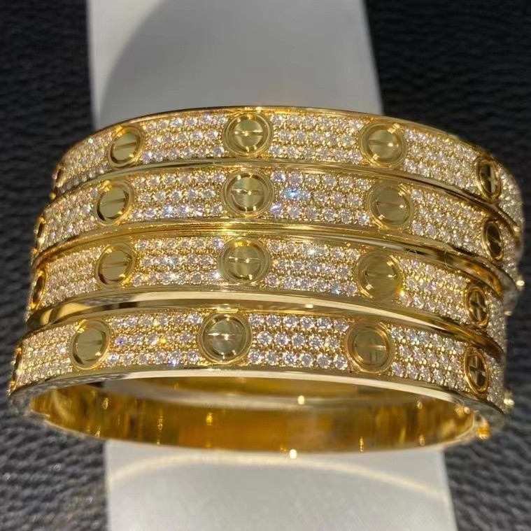 Quality 18K Yellow Gold Set Luxury Diamond Jewelry With 2 Carats Diamonds jewelry factory in China for sale