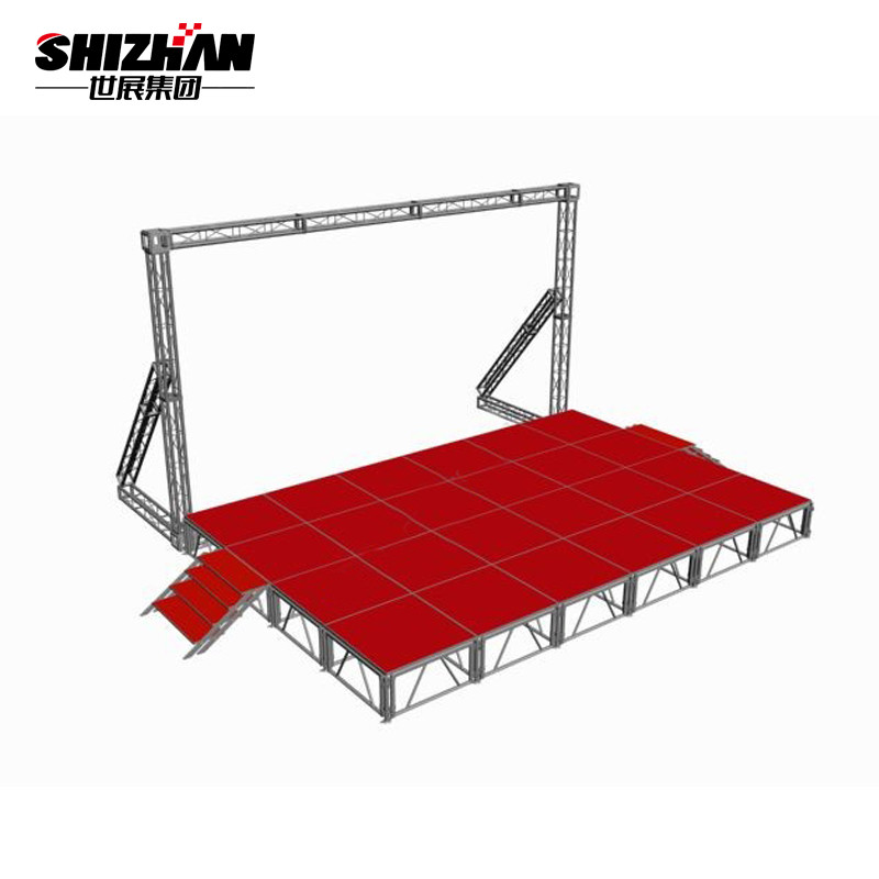 Quality Display Aluminum Event Concert Lighting Portable Stage Truss for sale
