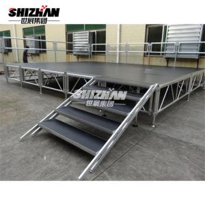 Quality Easy Install Podium Aluminum Stage Platforms Dancing Lighting Booth Truss for sale