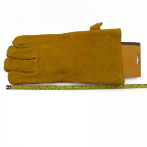 Quality 1.2mm Cowhide Leather Grill Oven Mitts 662F for sale