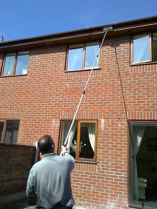 Quality 18ft Carbon Fibre Window Cleaning Poles , mixed carbon fiber telescopic pole for window washing for sale